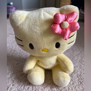 Hello Kitty Small Frys Plush Limited Edition Build a Bear Yellow 7"
